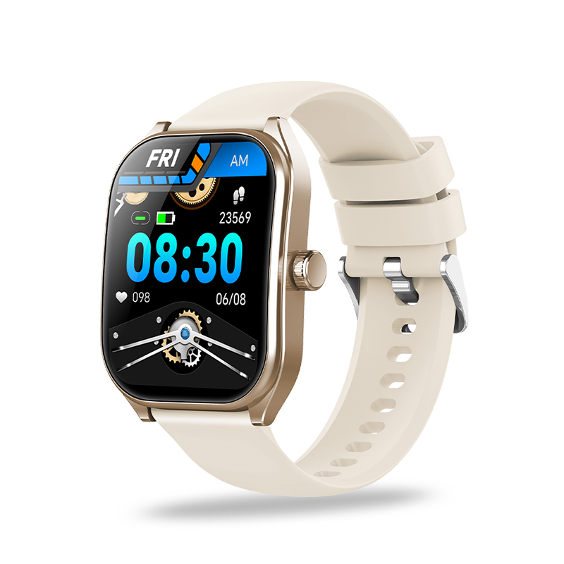 Jam Tangan Pintar Cruve 2.01 inci Panggilan Bluetooth HD 300mAh Hayat bateri - Aolon