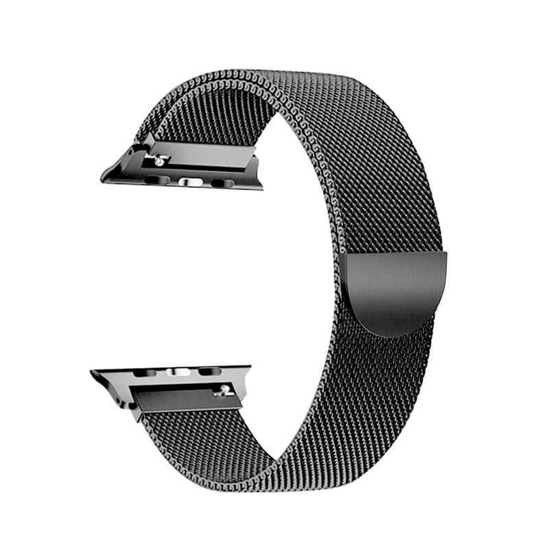 Tali Bulat Logam Magnetik Keluli Tahan Karat Apple Watch yang Berkenaan - Aolon